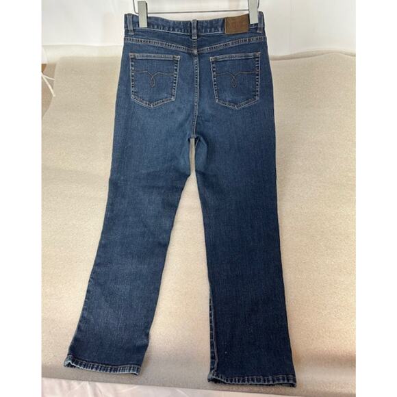 Lauren Jeans Company -RL Women Sz 10P Blue Denim Stretch Straight Casual wear - Picture 2 of 7